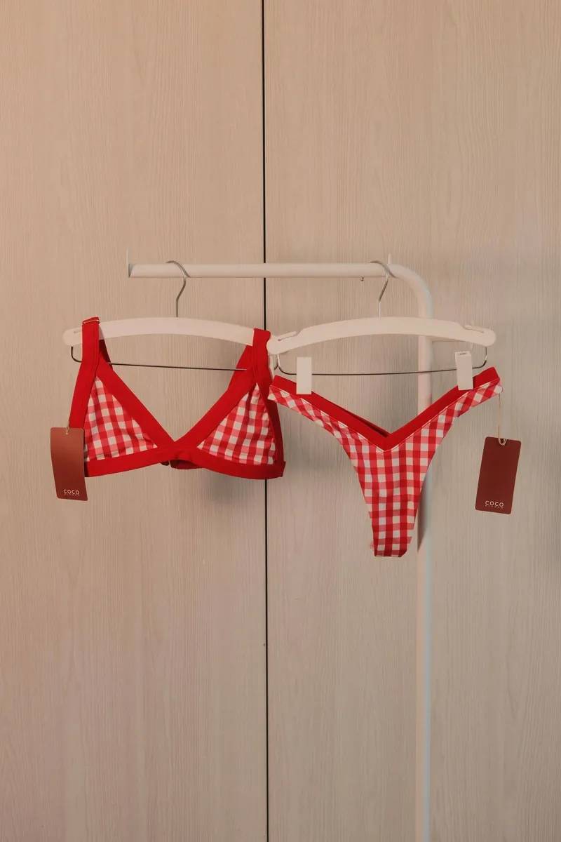 BIKINI COCO - RED RIVIERA VICHY